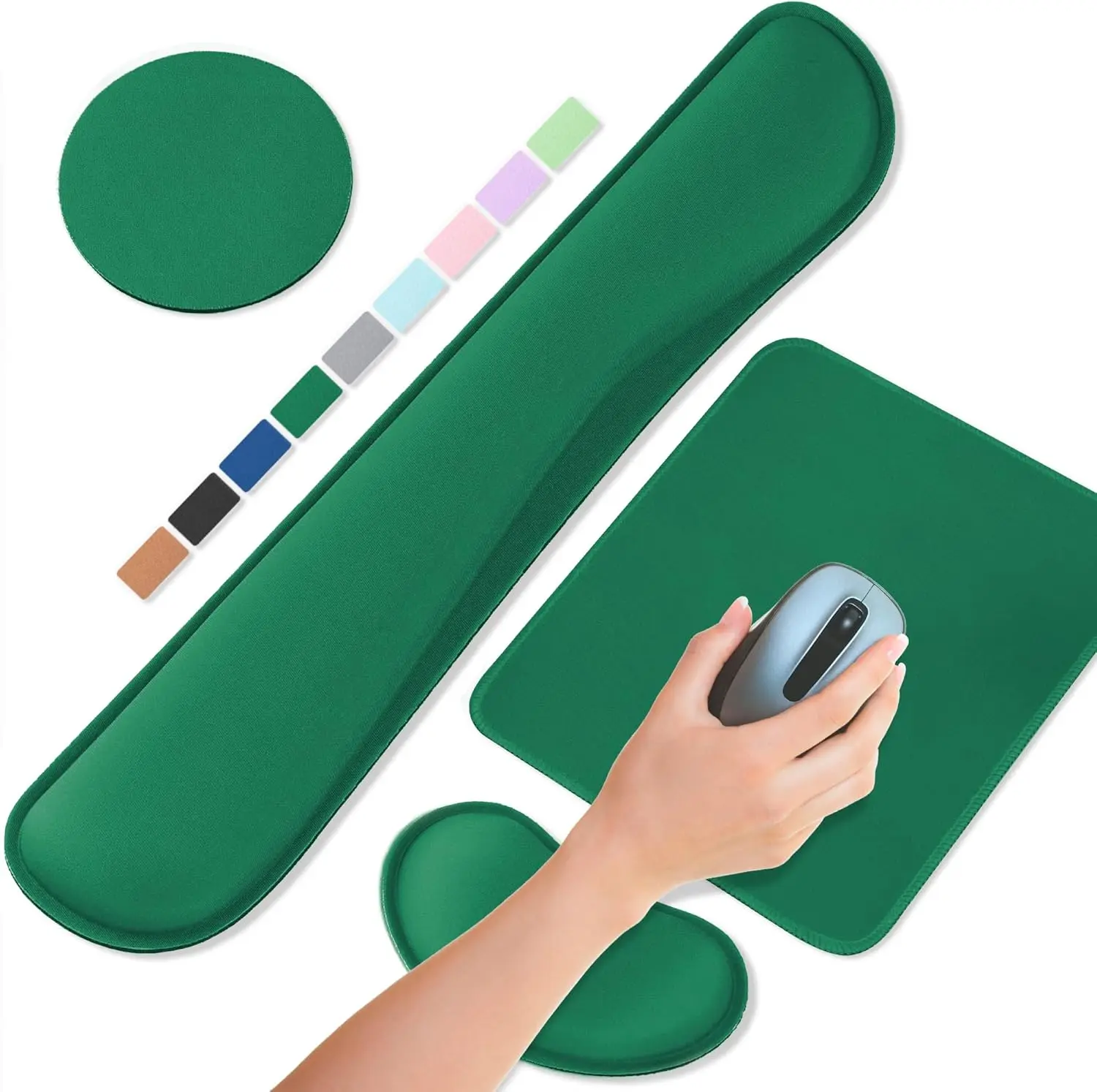 Ergonomic Wrist Rest Set for Keyboard & Mouse - Memory Foam Support, Non-Slip Base, Carpal Tunnel Relief
Ergonomic Wrist Rest Set for Keyboard & Mouse - Memory Foam Support, Non-Slip Base, Carpal Tunnel Relief
