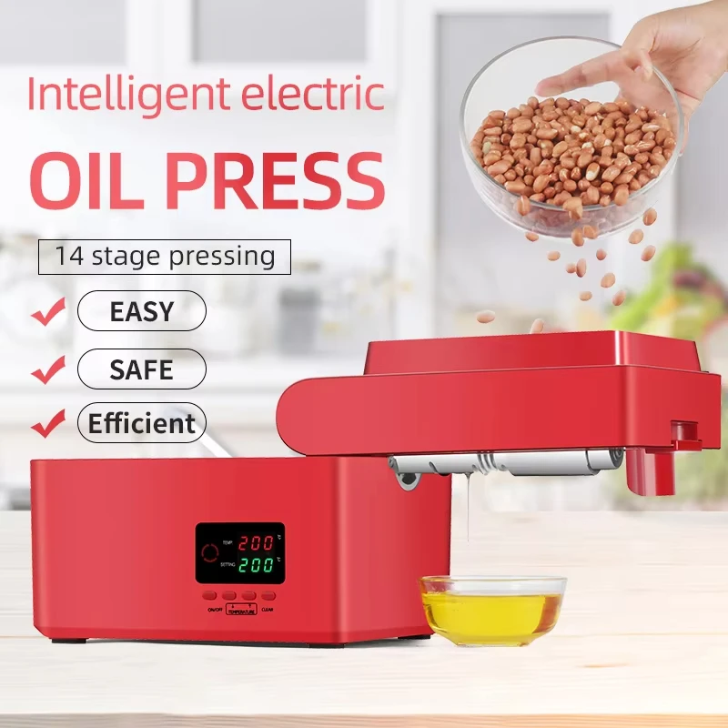 Mini Oil Press Machine with Temperature Control - for Seeds Nuts, Home Small Commercial, Stainless Steel Efficient Oil Extractor
Mini Oil Press Machine with Temperature Control - for Seeds Nuts, Home Small Commercial, Stainless Steel Efficient Oil Extractor
