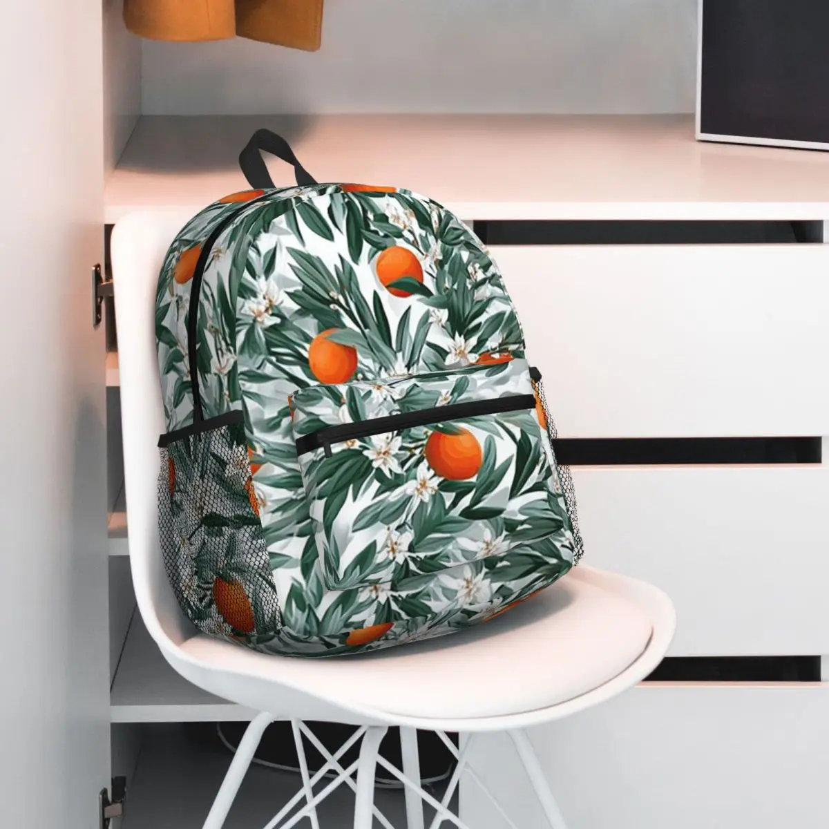Detailed Orange Tree Branches Pattern Backpack Student BookBag Children School Bag Laptop Shoulder Bags for Boys Girls
Detailed Orange Tree Branches Pattern Backpack Student BookBag Children School Bag Laptop Shoulder Bags for Boys Girls