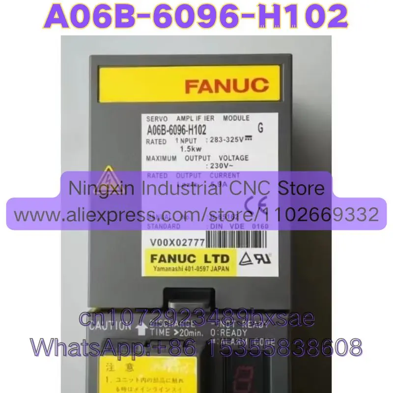 High-quality Goods Second-hand FANUC A06B-6096-H102 A06B 6096 H102 Servo Amplifier Module Tested OK
High-quality Goods Second-hand FANUC A06B-6096-H102 A06B 6096 H102 Servo Amplifier Module Tested OK