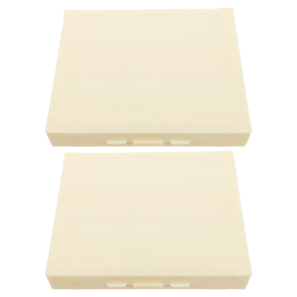 2 Pcs Microscope Slide Container Box Case Storage Organizer Double Row Laboratory Abs
2 Pcs Microscope Slide Container Box Case Storage Organizer Double Row Laboratory Abs