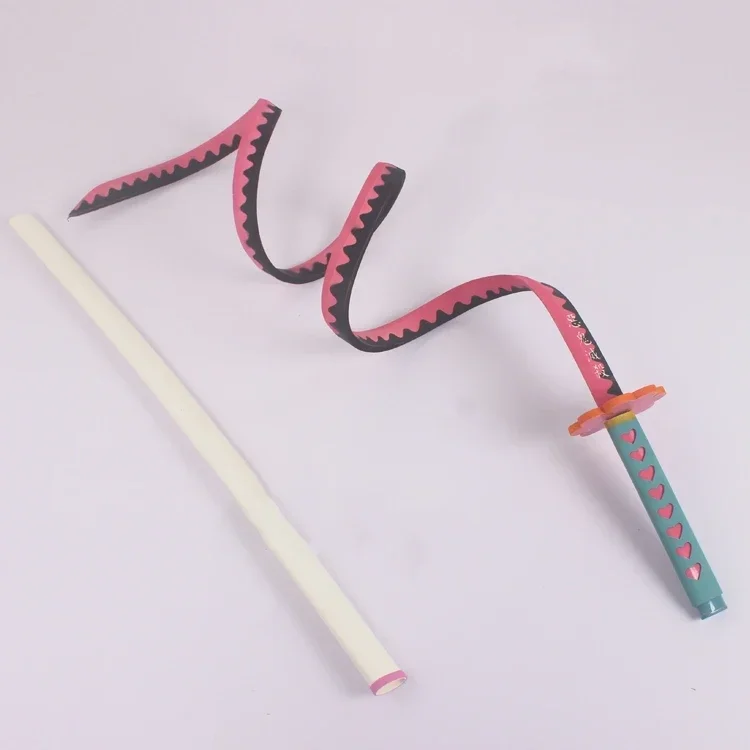 Love Pillar Mitsuri Kanroji Soft Sword Cosplay Prop PVC Sword Weapons Halloween Christmas Fancy Party Props
Love Pillar Mitsuri Kanroji Soft Sword Cosplay Prop PVC Sword Weapons Halloween Christmas Fancy Party Props