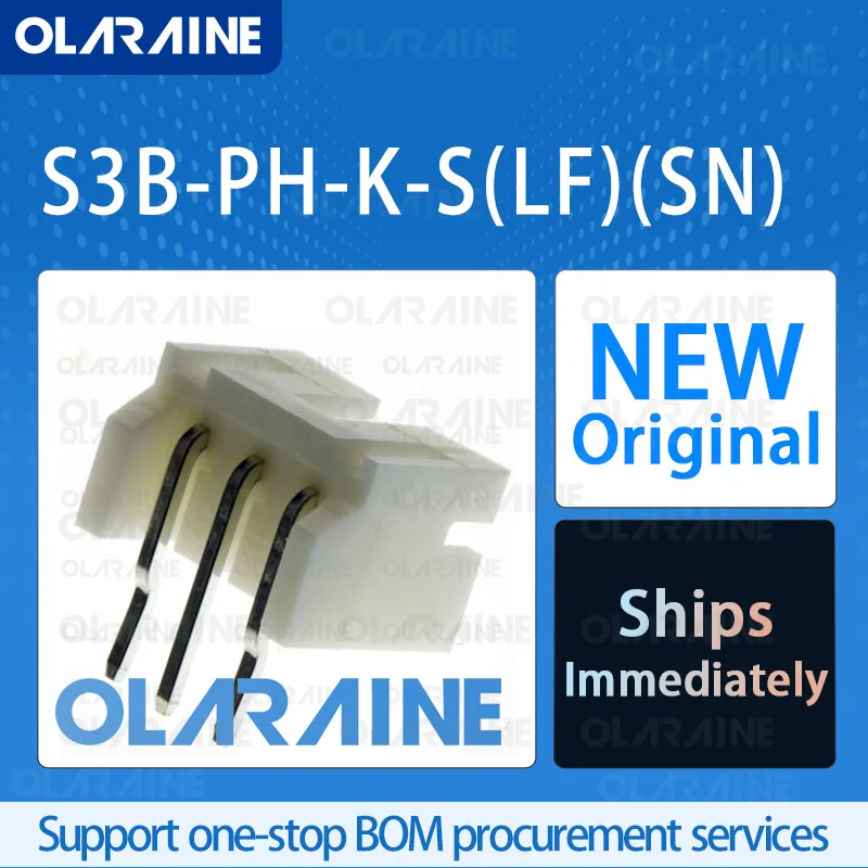 50/200/500Pcs S3B-PH-K-S(LF)(SN) 100% brand new and original IC chip Connector headers and wire housings 3 Position 2 A
50/200/500Pcs S3B-PH-K-S(LF)(SN) 100% brand new and original IC chip Connector headers and wire housings 3 Position 2 A
