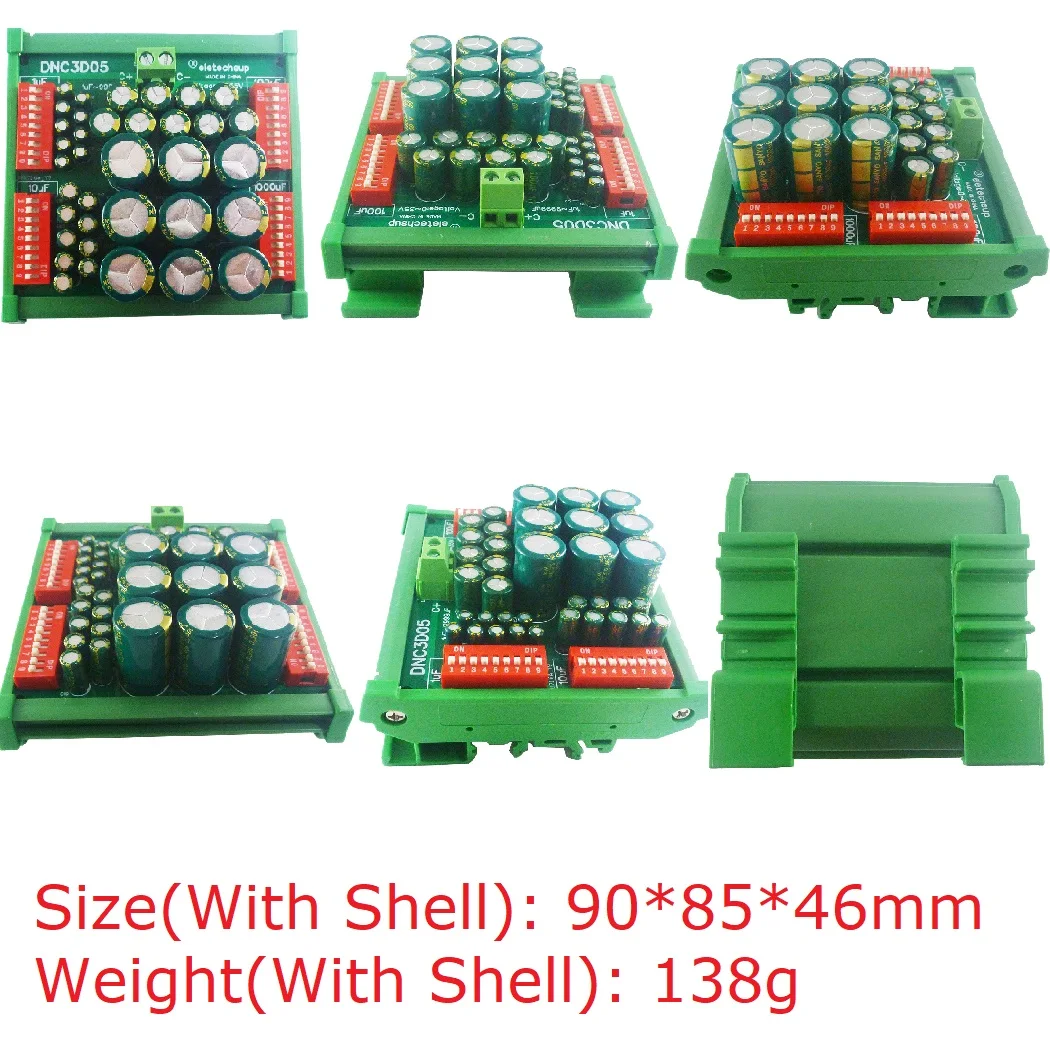 1uF To 9999uF 10mF Large-Capacity Programmable Adjustable Electrolytic Capacitors Module
1uF To 9999uF 10mF Large-Capacity Programmable Adjustable Electrolytic Capacitors Module