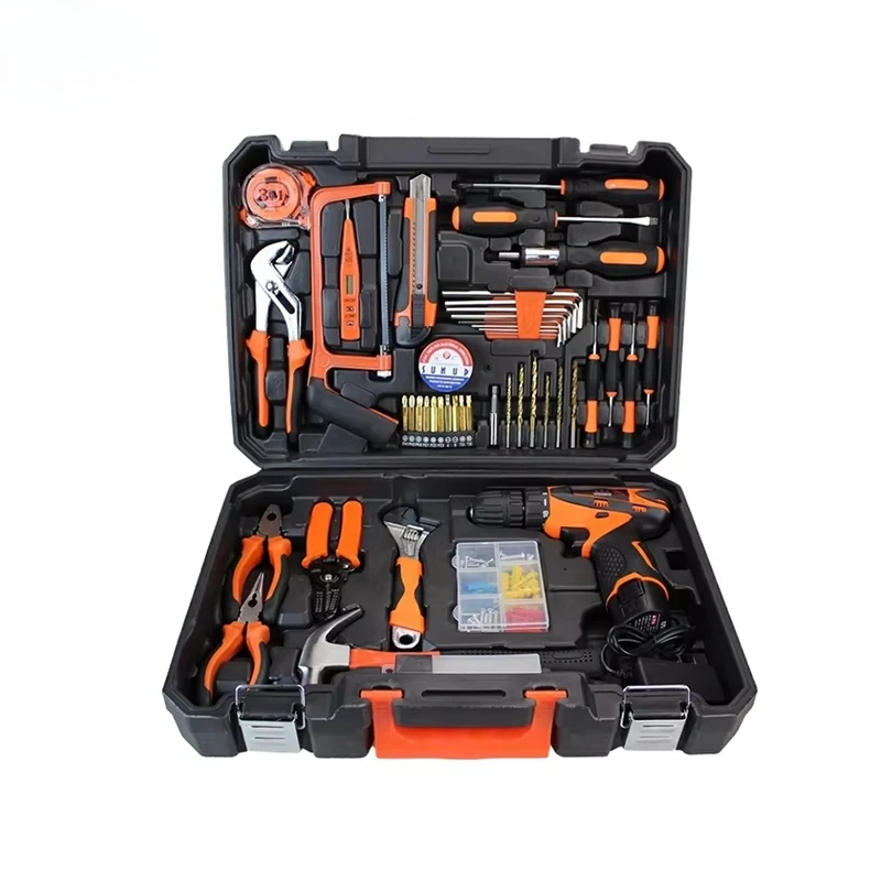 Electrical Repair Tool Kit Cheap Toolbox Household Tool Kit with Plastic Box
Electrical Repair Tool Kit Cheap Toolbox Household Tool Kit with Plastic Box