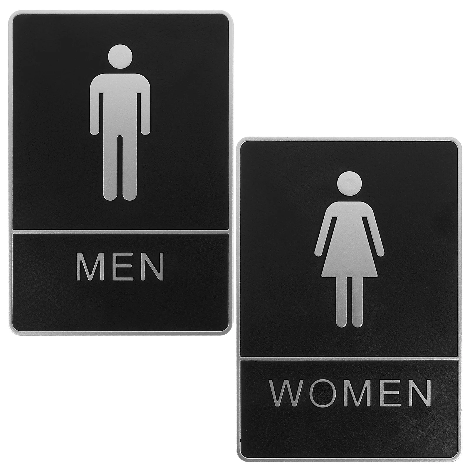 2Pcs Elegant Color Tone Toilet Sign Restroom Door Sign Men Women Bathroom Decoration Long-Lasting Luster Bathroom Door Signs
2Pcs Elegant Color Tone Toilet Sign Restroom Door Sign Men Women Bathroom Decoration Long-Lasting Luster Bathroom Door Signs