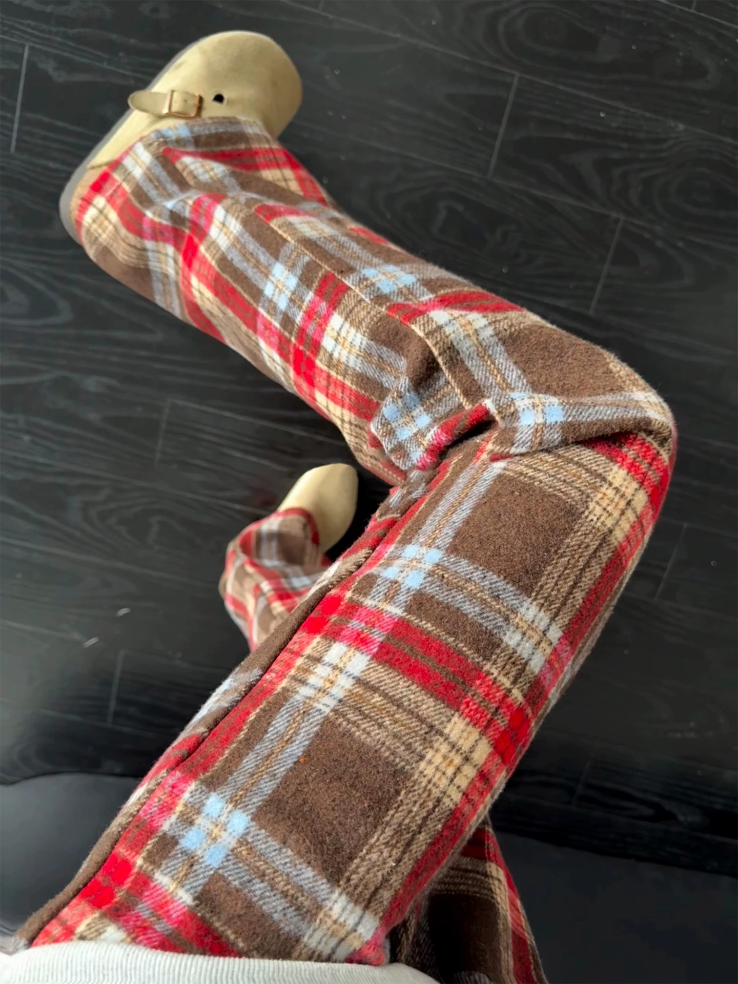 Red Woolen Plaid Fce Lined Men's Straight Leg Wide Pants Thi Warm Casual Trousers Autumn Winter Faion Comfortable Pants
Red Woolen Plaid Fce Lined Men's Straight Leg Wide Pants Thi Warm Casual Trousers Autumn Winter Faion Comfortable Pants