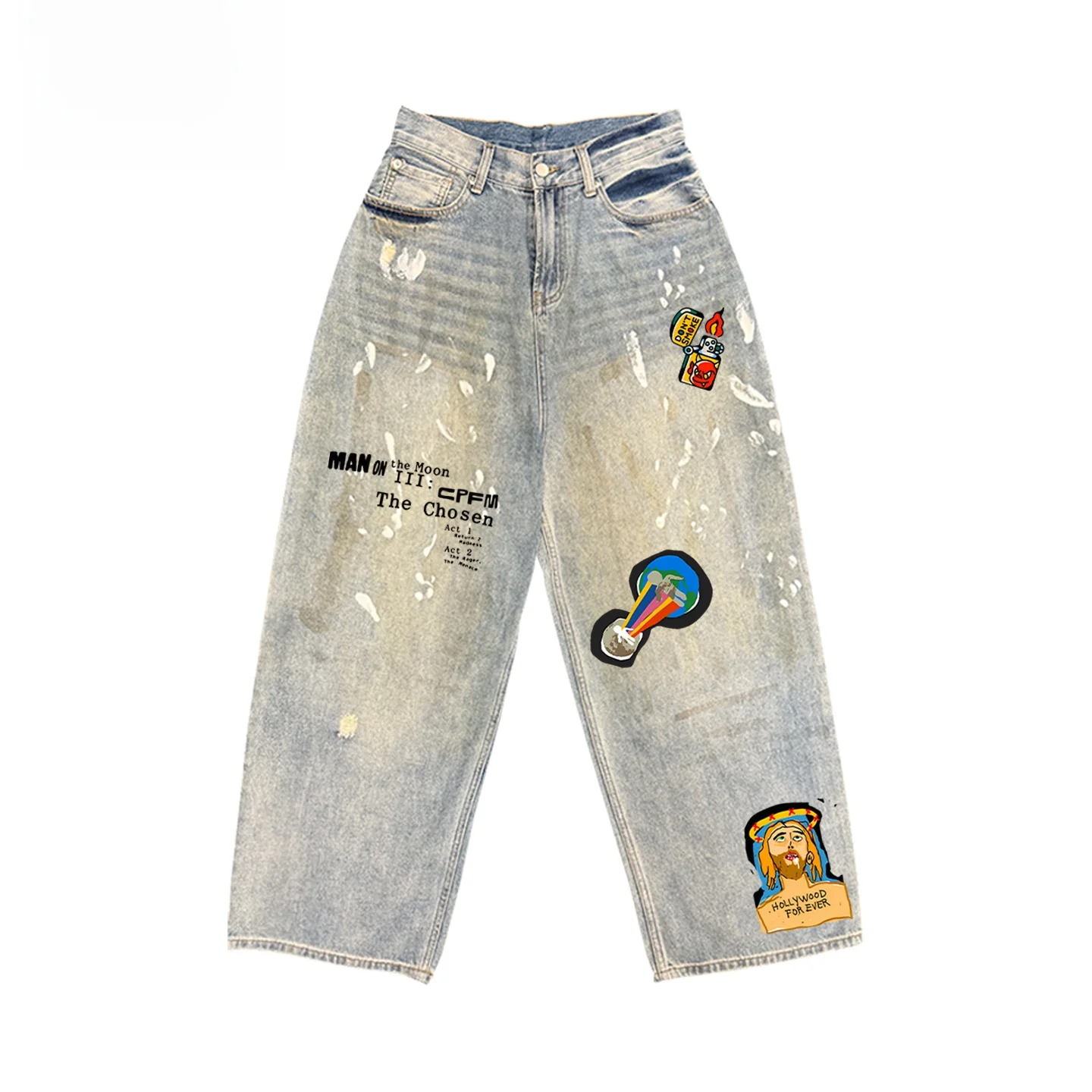 Trendy Cartoon Artist Jeans for College Students Luxury Street Style Oldschool Denim Pants Spring 2026 China Origin Fashion A...
Trendy Cartoon Artist Jeans for College Students Luxury Street Style Oldschool Denim Pants Spring 2026 China Origin Fashion A...
