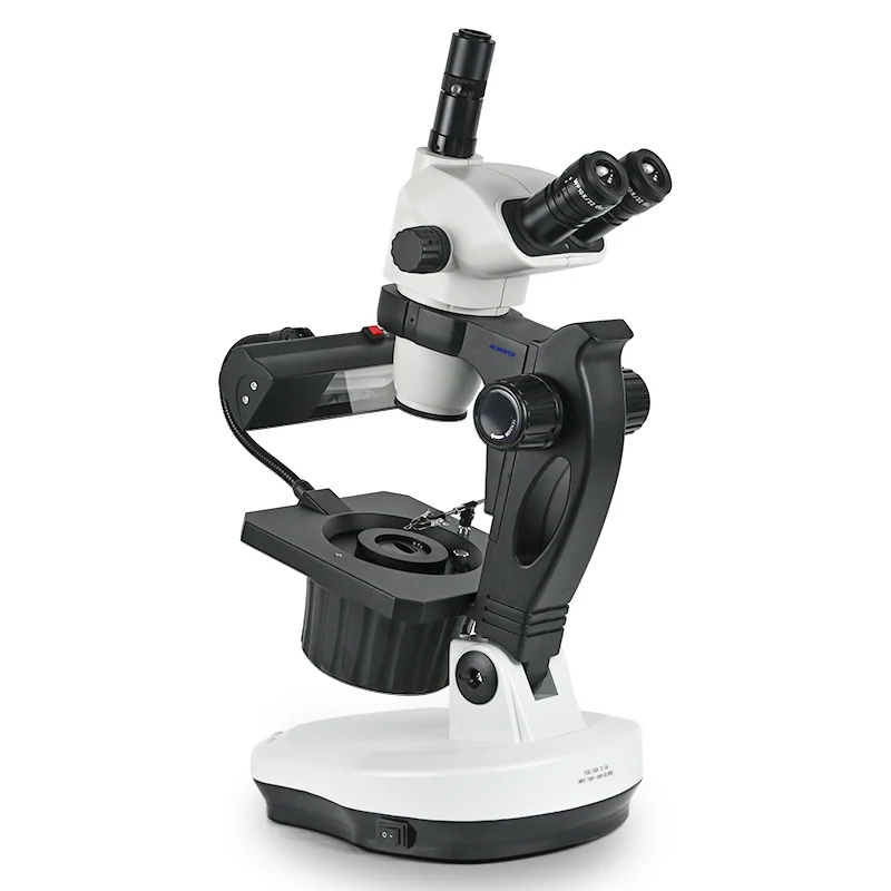 Albenth 6.7X-45X Magnification Professional Advanced Jewel Gem Zoom Trinocular Stereo Microscope on Track Stand
Albenth 6.7X-45X Magnification Professional Advanced Jewel Gem Zoom Trinocular Stereo Microscope on Track Stand