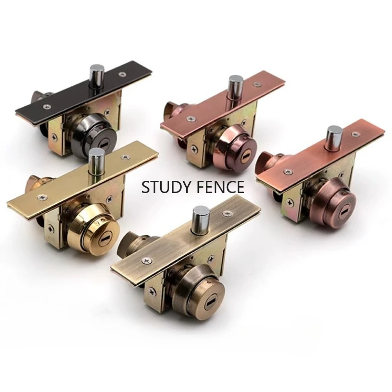 1pc Metal Framed Door Flat Head Lock Ground Bounce Door Lock Single Sided Glass Door Lock Hardware Accessories Including Key
1pc Metal Framed Door Flat Head Lock Ground Bounce Door Lock Single Sided Glass Door Lock Hardware Accessories Including Key