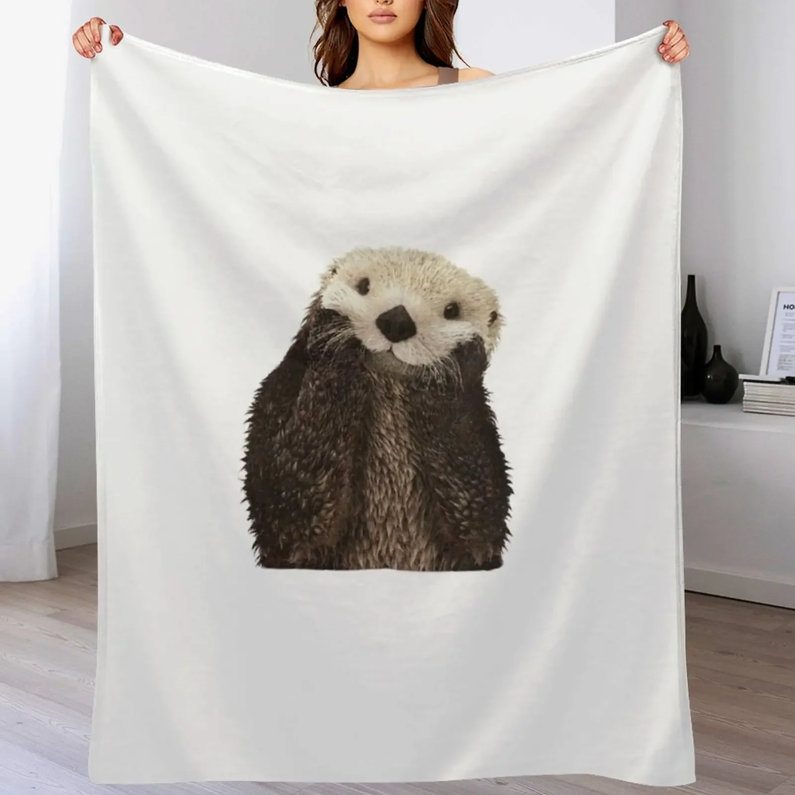 Otter Throw Blanket Soft Warm Blanket Gift for Grandparents
Otter Throw Blanket Soft Warm Blanket Gift for Grandparents