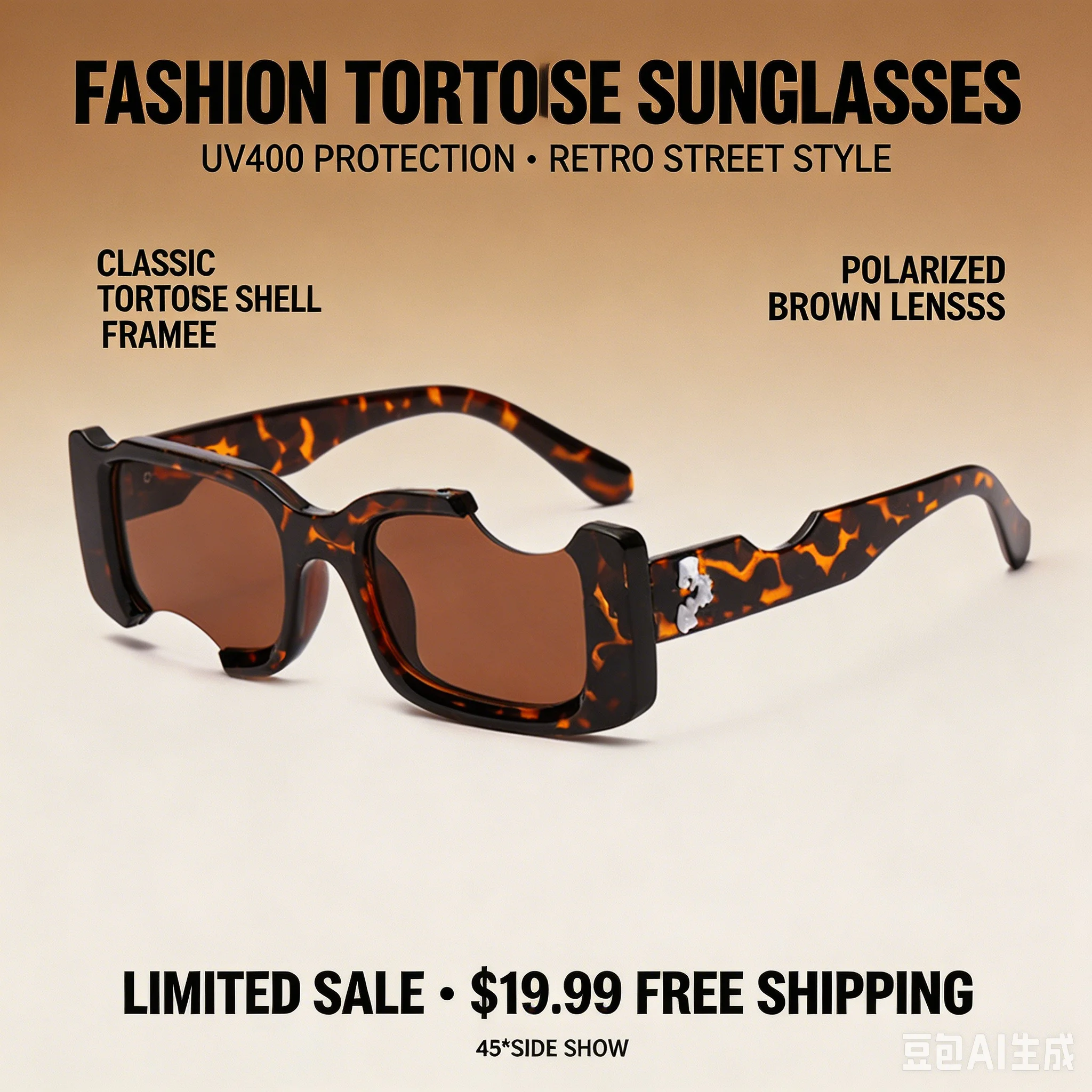 TK new European and American personality notch sunglasses, street photography catwalk trendy sunglasses, fashionable men's and women's glasses
TK new European and American personality notch sunglasses, street photography catwalk trendy sunglasses, fashionable men's and women's glasses