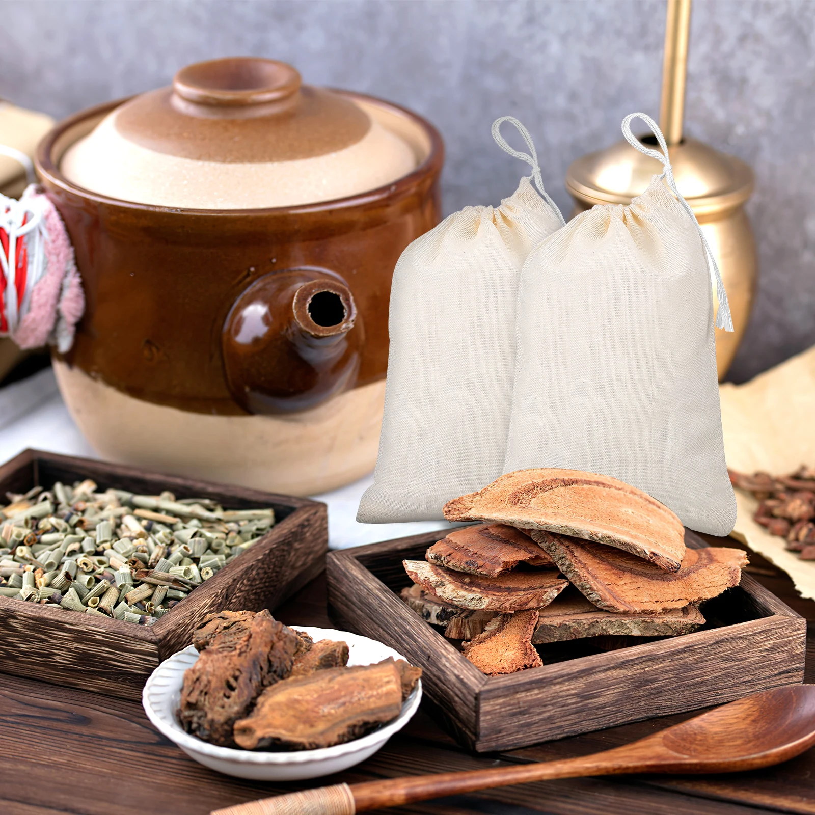 50Pcs Chinese Medicine Drawstring Bags Small Muslin Fabric Pouches for Tea Storage Gift Packaging Medicine Bag
50Pcs Chinese Medicine Drawstring Bags Small Muslin Fabric Pouches for Tea Storage Gift Packaging Medicine Bag