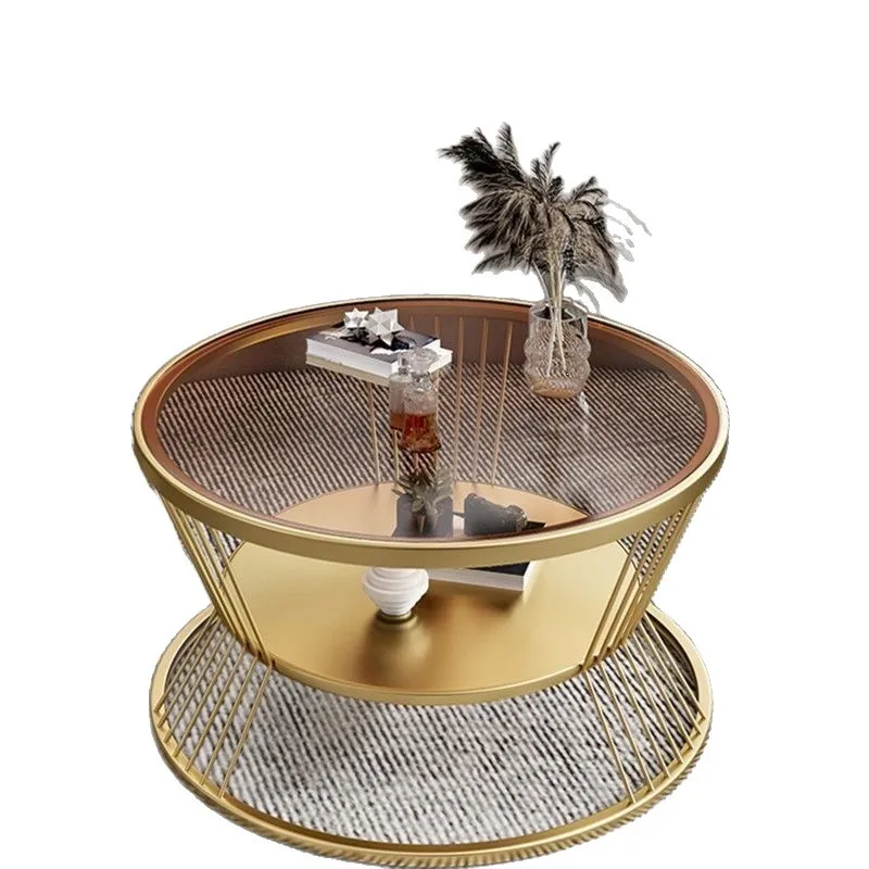 Coffee table household round, minimalist mini small round table small apartment modern light luxury creative Changhong glass
Coffee table household round, minimalist mini small round table small apartment modern light luxury creative Changhong glass