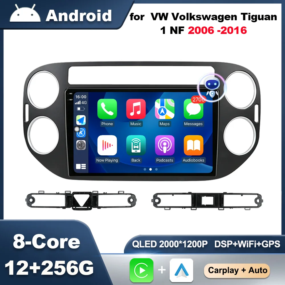 GPS Navi Car Radio Video Multimedia Player For VW Volkswagen Tiguan 1 NF 2006 - 2016 Android Intelligent System Auto Accessories
GPS Navi Car Radio Video Multimedia Player For VW Volkswagen Tiguan 1 NF 2006 - 2016 Android Intelligent System Auto Accessories