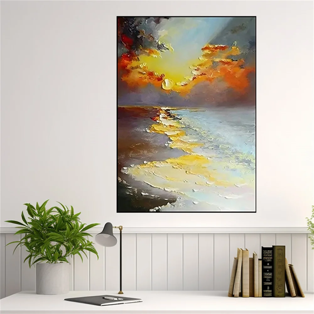 100% Handmade Orange Flowers Large Petal Oil Painting On Canvas Wall Art Gift Top Home Decor Poster For Living Room Sofa Back
100% Handmade Orange Flowers Large Petal Oil Painting On Canvas Wall Art Gift Top Home Decor Poster For Living Room Sofa Back