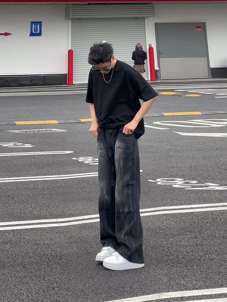Tall Men's Jeans Wide Leg Teen Summer Thin American Vibe Knife Flared Pants Cotton Polyester Blend Long Straight Tube
Tall Men's Jeans Wide Leg Teen Summer Thin American Vibe Knife Flared Pants Cotton Polyester Blend Long Straight Tube