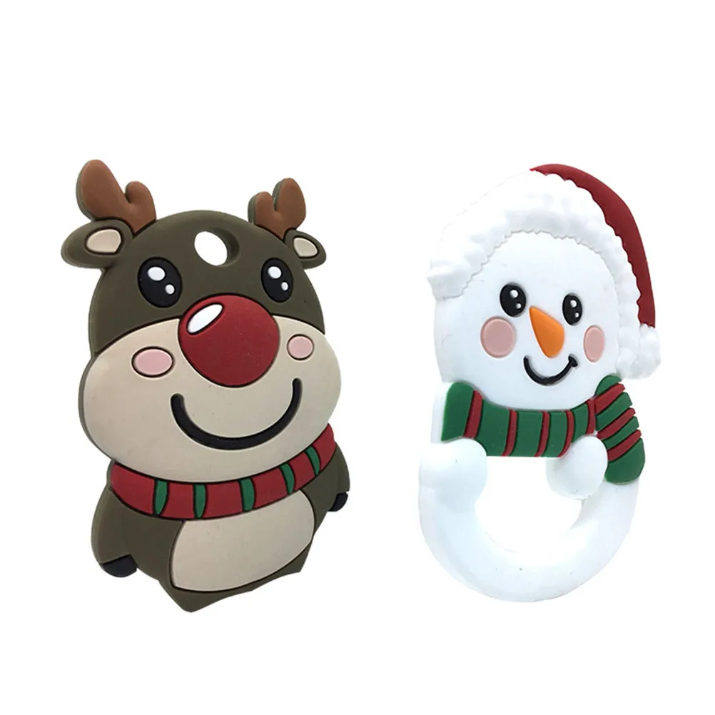 2Pcs Holiday Silicone Baby Teether Molar Rod for Teeth Grinding Chewing Practice Fine Motor Skills Jaw Lip Tongue Independence
2Pcs Holiday Silicone Baby Teether Molar Rod for Teeth Grinding Chewing Practice Fine Motor Skills Jaw Lip Tongue Independence