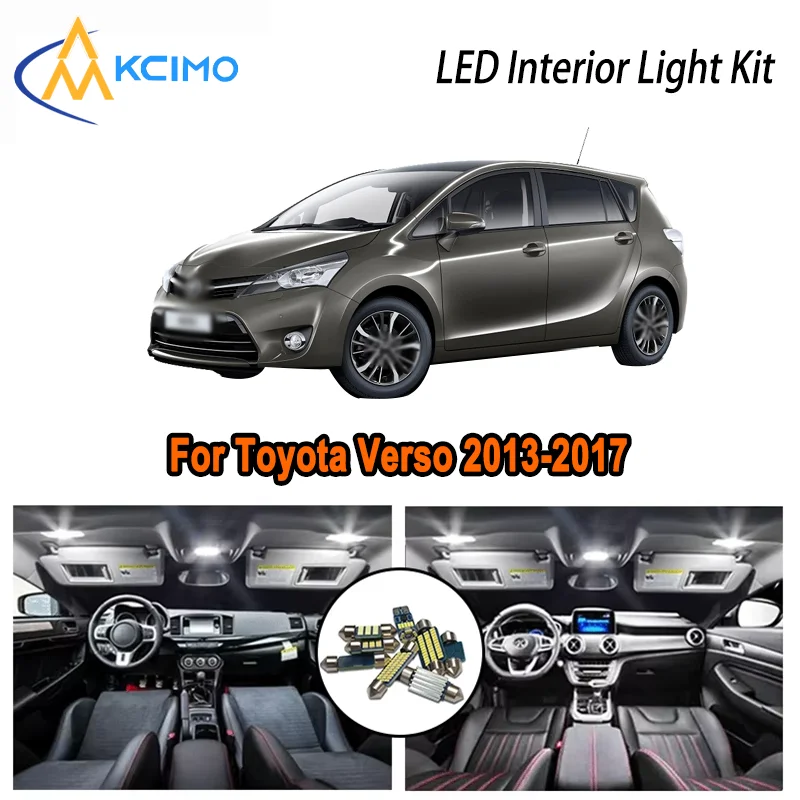 For Toyota Verso 2013-2017 2013 2014 2015 2016 2017 Premium LED Interior Dome Map Trunk Light Kit Car Led Lamps Canbus No Error
For Toyota Verso 2013-2017 2013 2014 2015 2016 2017 Premium LED Interior Dome Map Trunk Light Kit Car Led Lamps Canbus No Error