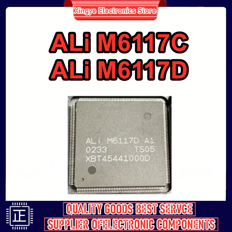 ALi M6117C ALi M6117D QFP Новые оригинальные электронные компоненты IC
ALi M6117C ALi M6117D QFP Новые оригинальные электронные компоненты IC