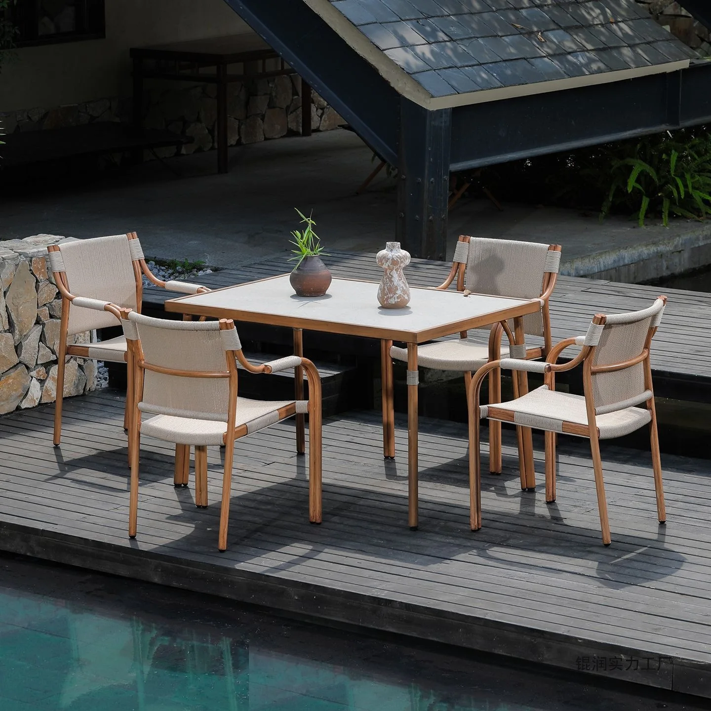 HYS Outdoor Chair Garden Leisure Rattan Table and Chair Combination Dining Table Terrace Tea Table and Chair
HYS Outdoor Chair Garden Leisure Rattan Table and Chair Combination Dining Table Terrace Tea Table and Chair