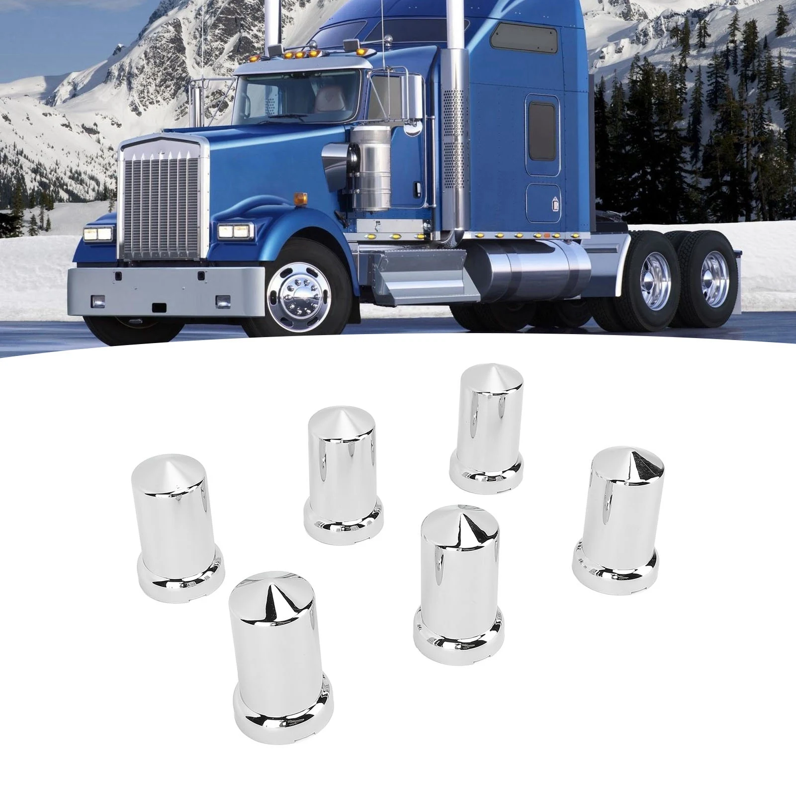 Lug Nut Covers ABS Chrome Plastic Anti Rust 33mm Flanged Lug Nut Caps for Trucks Trailers and Vehicles Truck Lug Nut Covers
Lug Nut Covers ABS Chrome Plastic Anti Rust 33mm Flanged Lug Nut Caps for Trucks Trailers and Vehicles Truck Lug Nut Covers