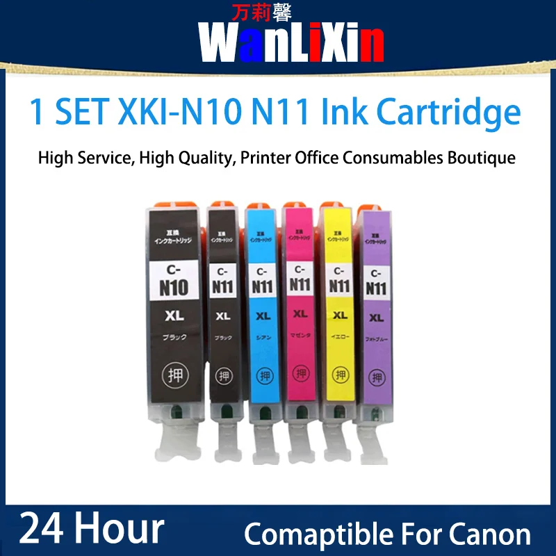 1 set n10 N11 Ink Cartridge Compatible For Canon PIXUS XK50/XK60/XK70/XK80
1 set n10 N11 Ink Cartridge Compatible For Canon PIXUS XK50/XK60/XK70/XK80
