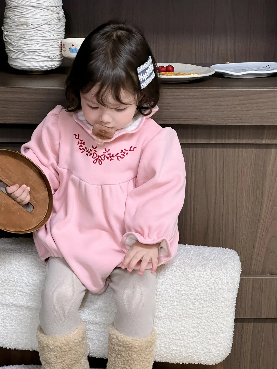 2024 Winter New Baby Long Sleeve Fleece Bodysuit Infant Girl Plus Velvet Thick Warm Jumpsuit Newborn Toddler clothes 0-24M
2024 Winter New Baby Long Sleeve Fleece Bodysuit Infant Girl Plus Velvet Thick Warm Jumpsuit Newborn Toddler clothes 0-24M