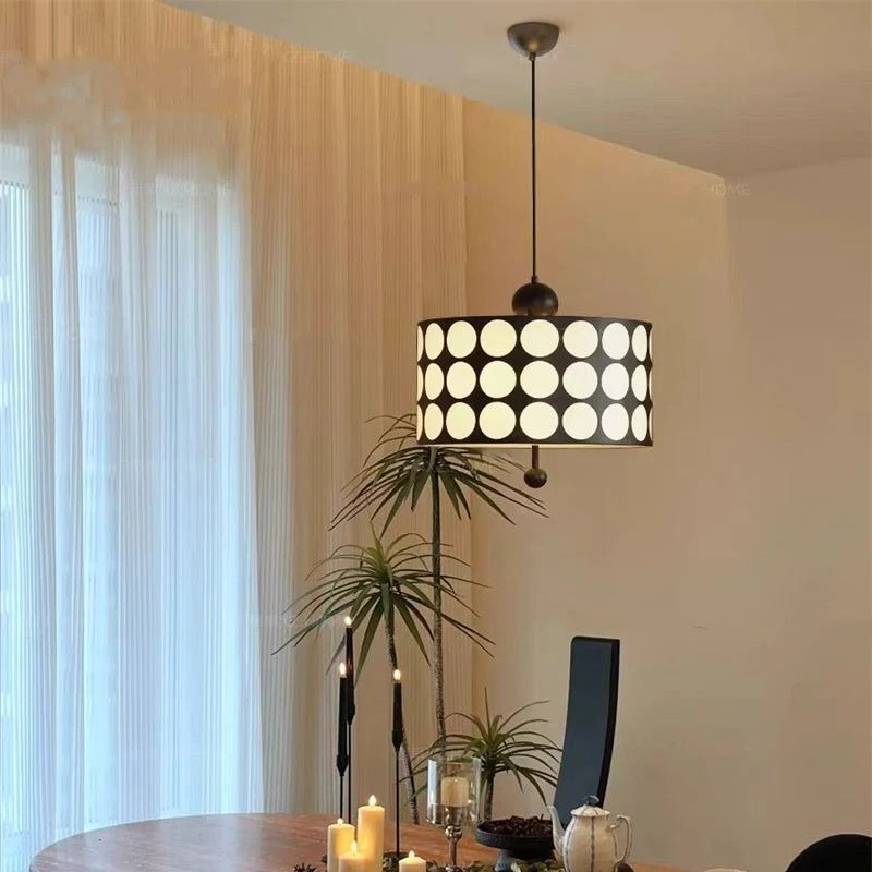New French medieval cream wind bedroom lamp chandelier American retro simple modern polka dot restaurant study lamp
New French medieval cream wind bedroom lamp chandelier American retro simple modern polka dot restaurant study lamp