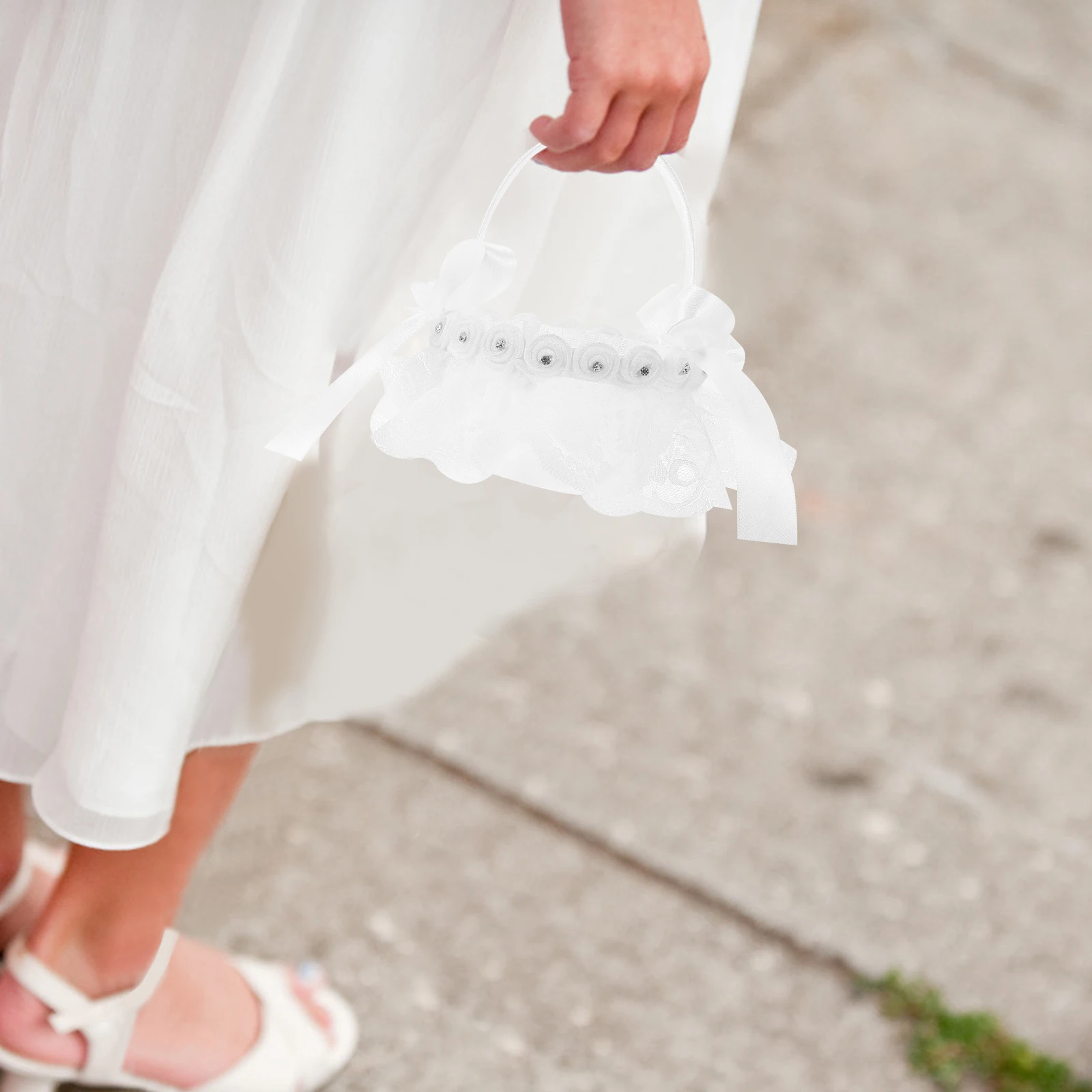 2 pcs Butterfly Bow Flower Basket Wedding Handheld Cloth Storage Container For Bridal Party Flower Girl Decorations Wedding
2 pcs Butterfly Bow Flower Basket Wedding Handheld Cloth Storage Container For Bridal Party Flower Girl Decorations Wedding