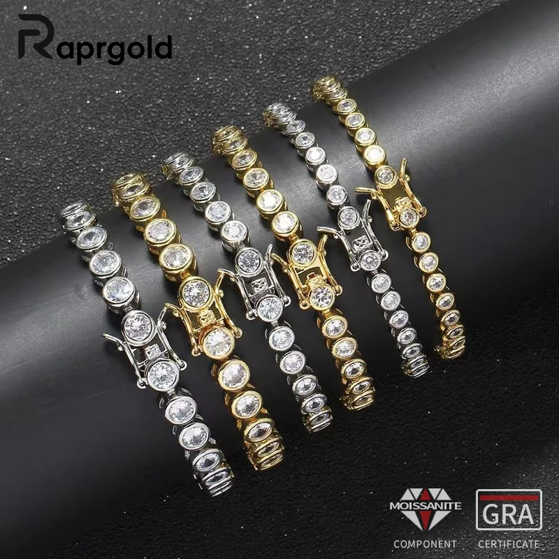 RAPRGOLD 14K Gold Filled 3mm Round Moissanite Classic Bubble Bracelet for Women Chains Wedding Fine Jewelry Gifts Accessories
RAPRGOLD 14K Gold Filled 3mm Round Moissanite Classic Bubble Bracelet for Women Chains Wedding Fine Jewelry Gifts Accessories