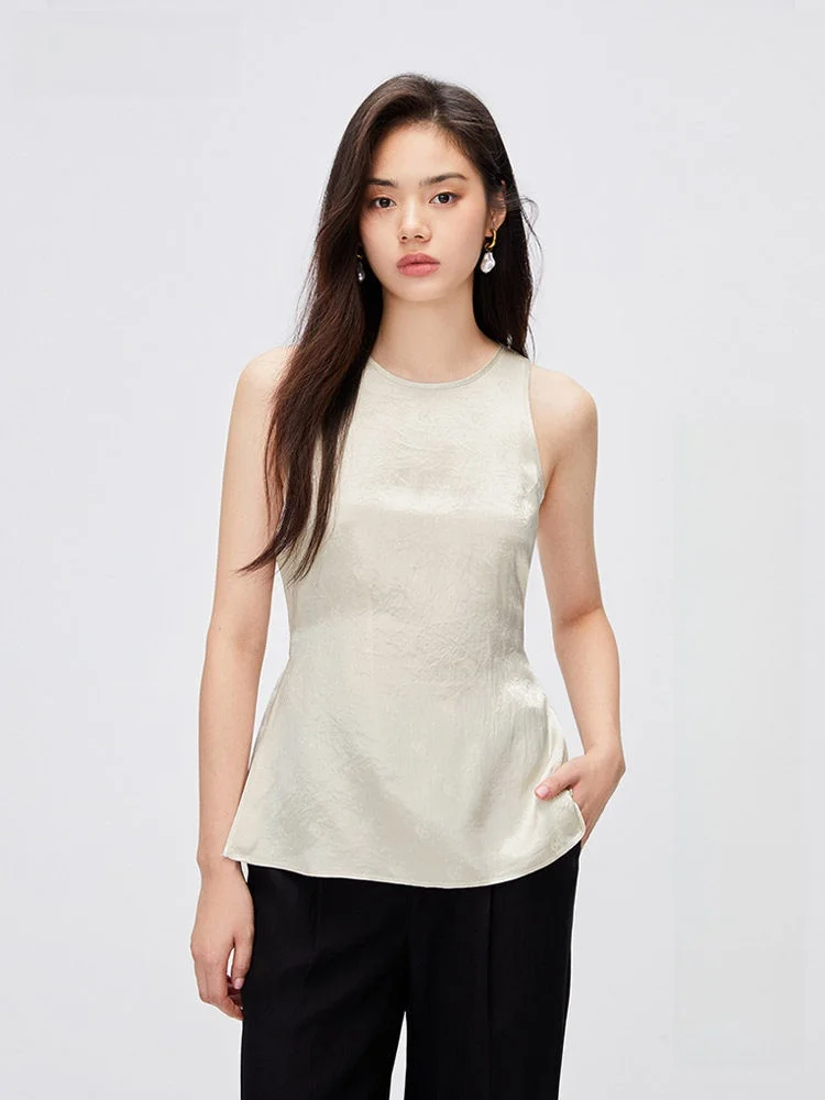 Новая модная повседневная шифоновая блузка Oule для женщин, с круглым вырезом, без рукавов, стандартной длины, из полиэфирного волокна, весна-лето
Новая модная повседневная шифоновая блузка Oule для женщин, с круглым вырезом, без рукавов, стандартной длины, из полиэфирного волокна, весна-лето