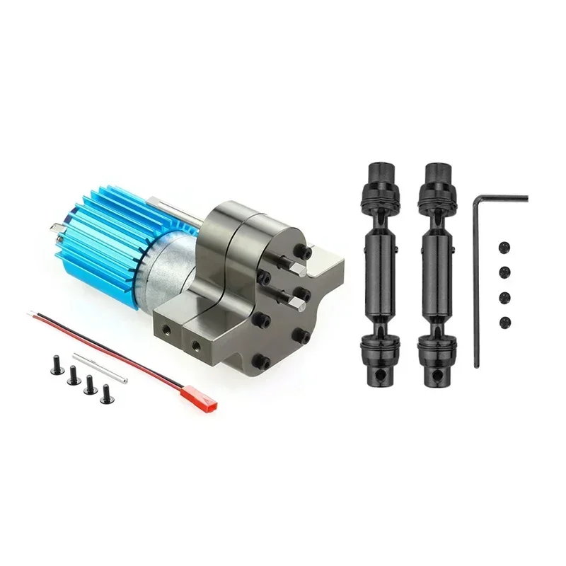 Metal Transmission Gearbox 370 Motor with Drive Shaft Upgrade Accessories for WPL C14 C24 B24 B36 MN D90 MS RC Car
Metal Transmission Gearbox 370 Motor with Drive Shaft Upgrade Accessories for WPL C14 C24 B24 B36 MN D90 MS RC Car
