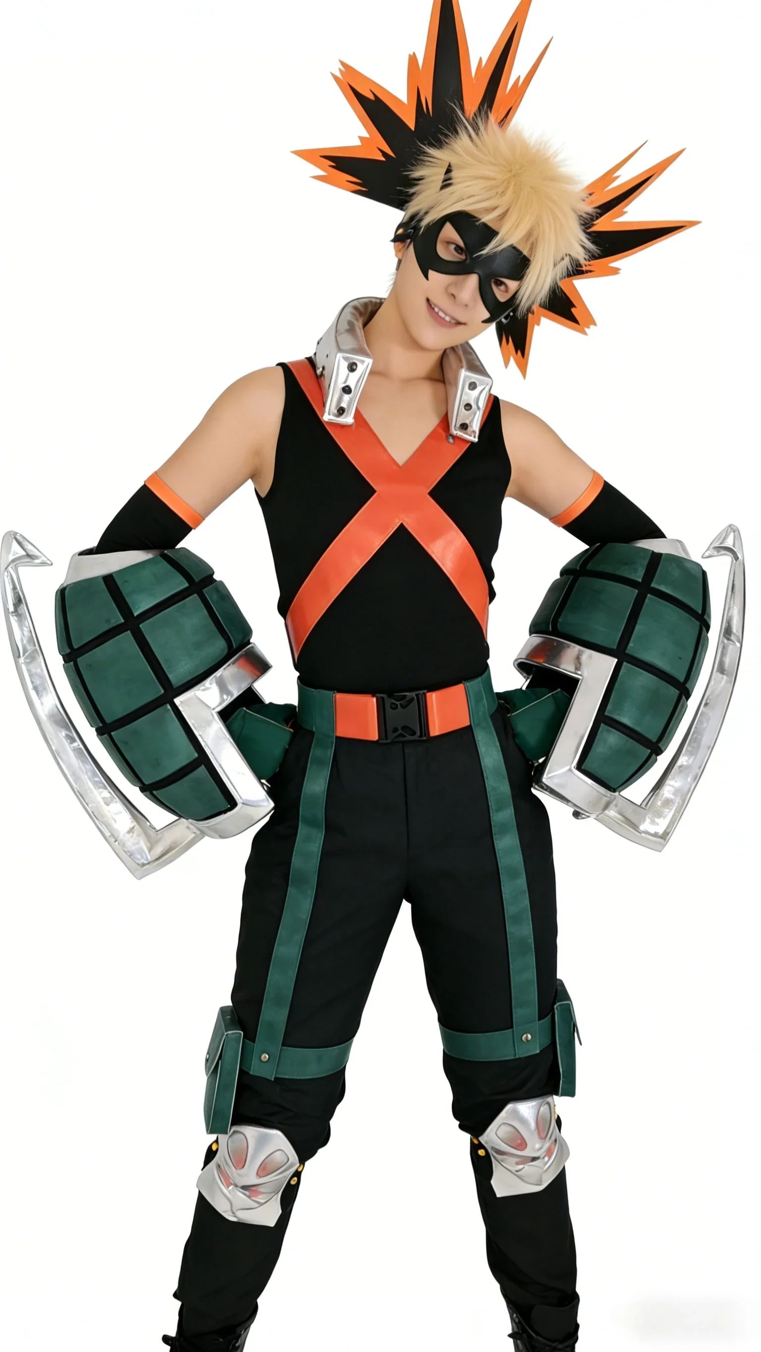 Anime My Hero Cosplay Bakukou Katsuki Transformed Into A Role-playing Costume The Latest Adult Combat Costume Sweaters and Wigs
Anime My Hero Cosplay Bakukou Katsuki Transformed Into A Role-playing Costume The Latest Adult Combat Costume Sweaters and Wigs
