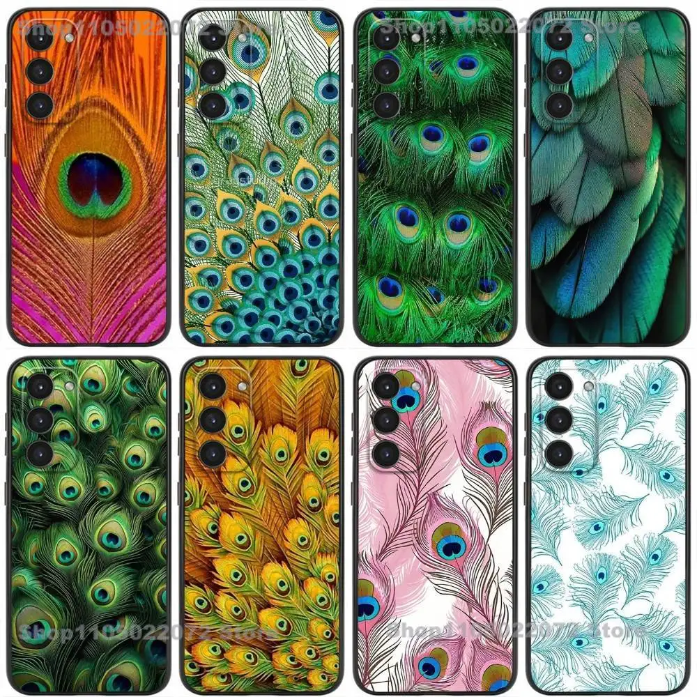 Gorgeous Peacock Feather Phone Case For Samsung Galaxy A32,21s,22,31,52,53,72,73,Note20,8,9,10 Soft Silicone Black Cover
Gorgeous Peacock Feather Phone Case For Samsung Galaxy A32,21s,22,31,52,53,72,73,Note20,8,9,10 Soft Silicone Black Cover