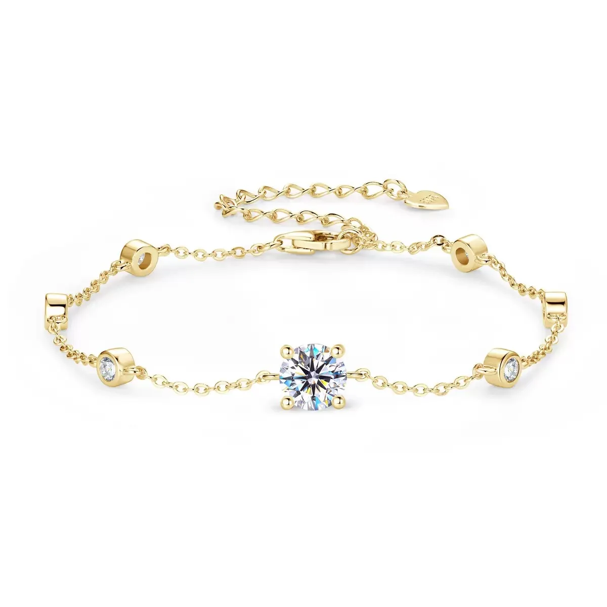 925 Silver 1ct D Color Moissanite Bubble Chain Bracelet Plated 14k Gold Lab Mosan Diamond Bracelets Women Pass Tester with Gra
925 Silver 1ct D Color Moissanite Bubble Chain Bracelet Plated 14k Gold Lab Mosan Diamond Bracelets Women Pass Tester with Gra