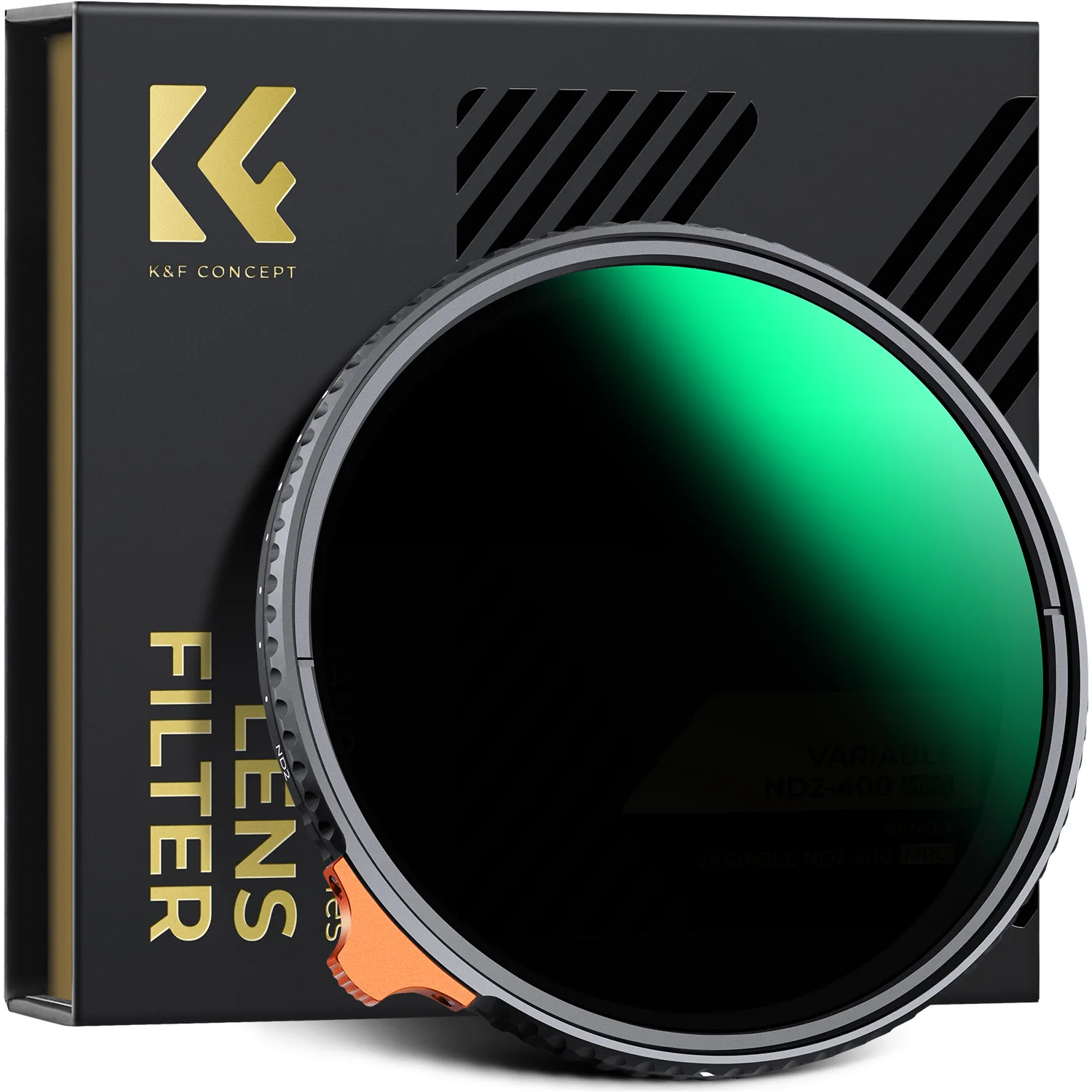 K&F CONCEPT Variable ND Filter ND2-400 (1-9 Stop) 28 Multi-Layer Adjustable Neutral Density Filter for Camera Lens Nano-X Series
K&F CONCEPT Variable ND Filter ND2-400 (1-9 Stop) 28 Multi-Layer Adjustable Neutral Density Filter for Camera Lens Nano-X Series