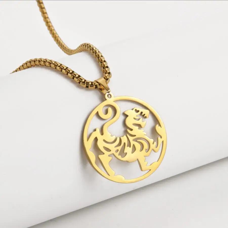 1PC Stainless Steel Necklaces Gothic Hip Hop Punk Tiger Animal Pendants Men Chains Male Necklace For Women Jewelry Gifts F1108
1PC Stainless Steel Necklaces Gothic Hip Hop Punk Tiger Animal Pendants Men Chains Male Necklace For Women Jewelry Gifts F1108