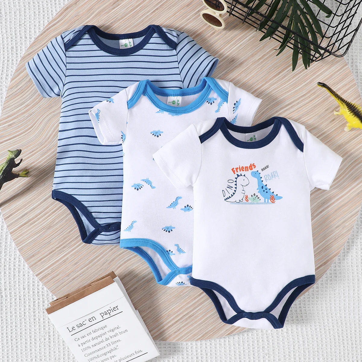 3PCS baby boy clothes Baby boy onesies summer Short-sleeved jumpsuit newborn baby clothes cotton fabric 0-12 months
3PCS baby boy clothes Baby boy onesies summer Short-sleeved jumpsuit newborn baby clothes cotton fabric 0-12 months