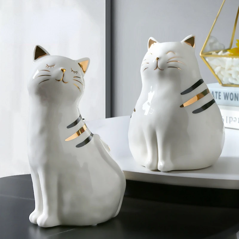 Creative Lovely Cat Vase Ornament Simple Flower Arrangement In Ceramic Living Room TV Cabinet Home Accessories
Creative Lovely Cat Vase Ornament Simple Flower Arrangement In Ceramic Living Room TV Cabinet Home Accessories