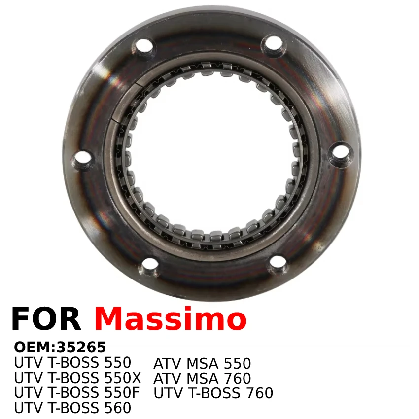 Motorcycle Starter Clutch Bearing For Massimo UTV T-BOSS 550 550X 550F 560 760, ATV MSA 550 760 OEM:35265
Motorcycle Starter Clutch Bearing For Massimo UTV T-BOSS 550 550X 550F 560 760, ATV MSA 550 760 OEM:35265