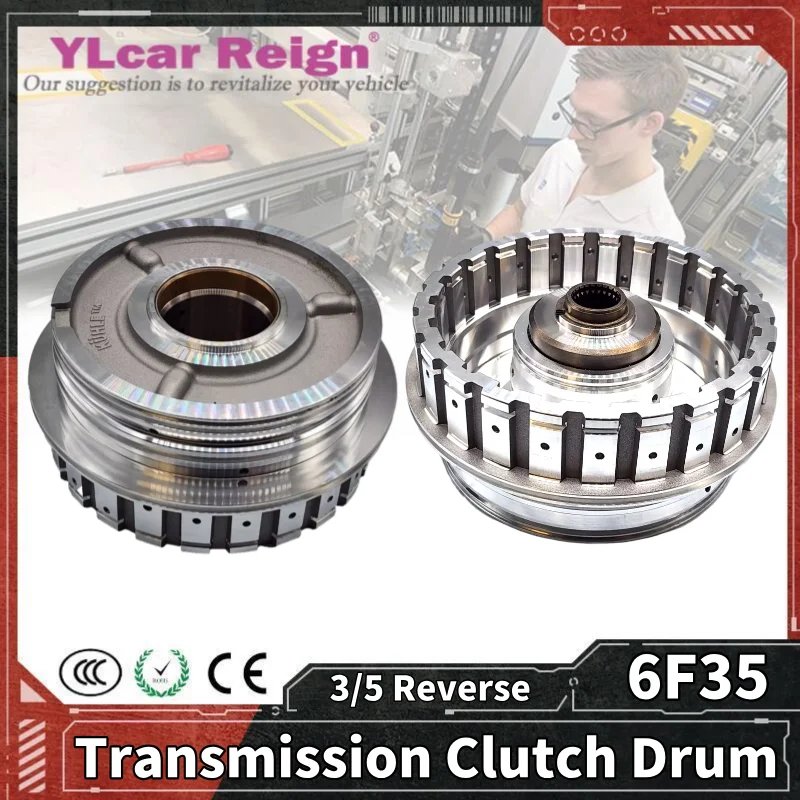 6F35 6F15 Automatic Transmission 3/5 Reverse Clutch Drum For FORD FOCUS TAURUS LINCOLN Car Accessorie FG9P-7J250-CA
6F35 6F15 Automatic Transmission 3/5 Reverse Clutch Drum For FORD FOCUS TAURUS LINCOLN Car Accessorie FG9P-7J250-CA