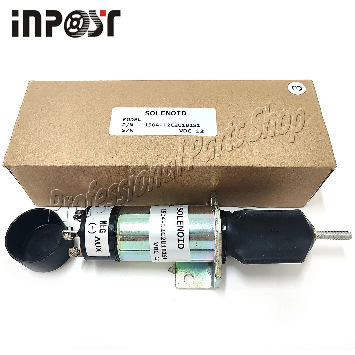 1504-12C2U1B1S1 12V 3 terminals Электромагнит отключения подачи топлива для Kubota DF-750
1504-12C2U1B1S1 12V 3 terminals Электромагнит отключения подачи топлива для Kubota DF-750