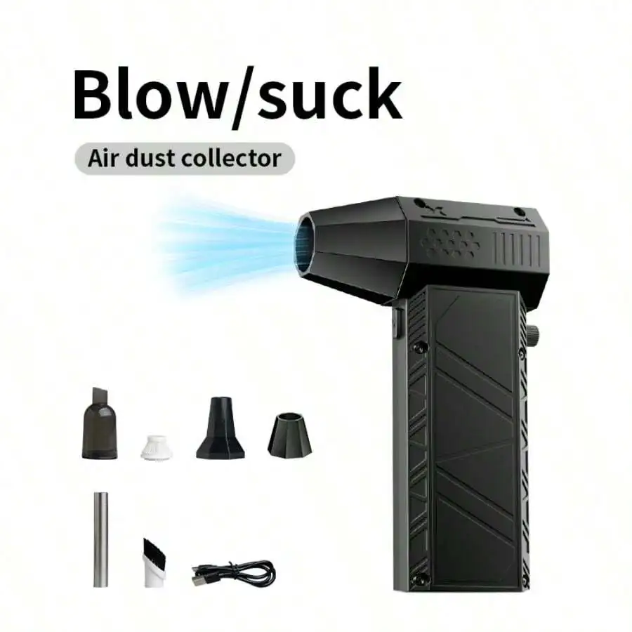 Portable Electric Air Dust Blower With Suction Function, Brushless Motor, 8000mAh Battery, For Computers Keyboards Cars
Portable Electric Air Dust Blower With Suction Function, Brushless Motor, 8000mAh Battery, For Computers Keyboards Cars