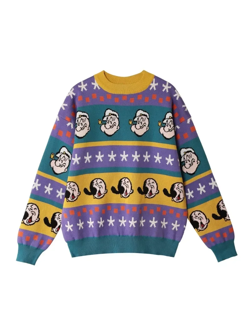 High Quality Women's Sweater Original Niche Cartoon Female Cotton Thick Warm Knitwear Pullover Knit Tops Autumn Winter Jumpers
High Quality Women's Sweater Original Niche Cartoon Female Cotton Thick Warm Knitwear Pullover Knit Tops Autumn Winter Jumpers