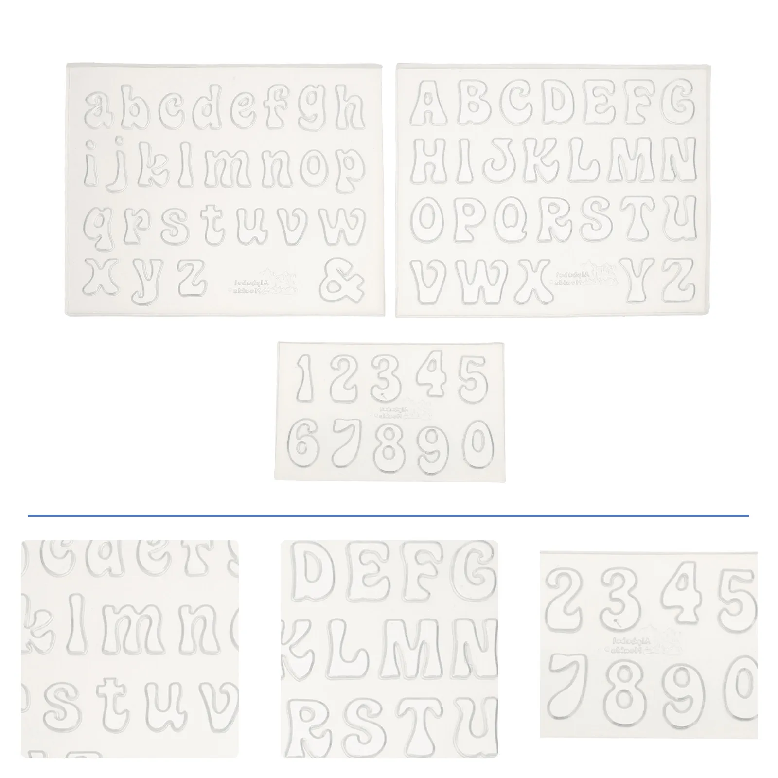 3Pcs Resin Craft Molds Silicone DIY Alphabet Number Mold for Handmade Decor Epoxy Jewelry Making Art Accessories
3Pcs Resin Craft Molds Silicone DIY Alphabet Number Mold for Handmade Decor Epoxy Jewelry Making Art Accessories