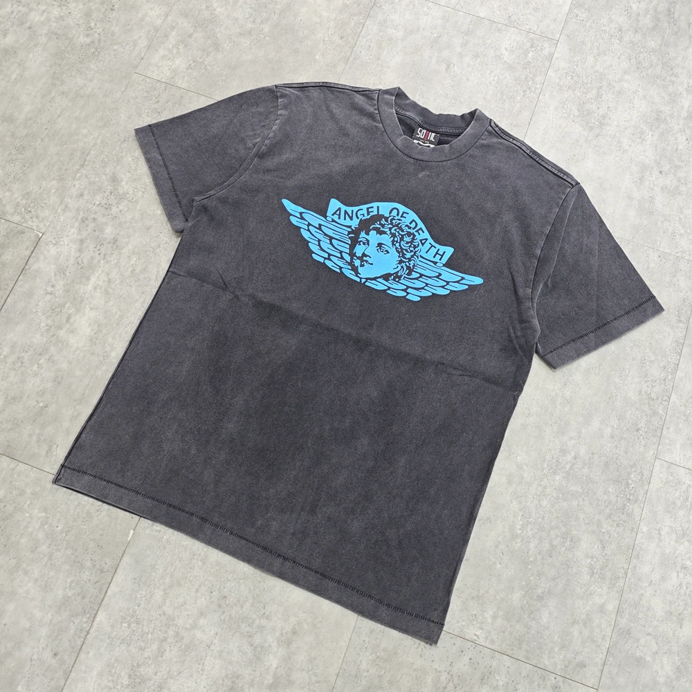 Yao Fashion Saint OF Michael 25SS Simple Style Logo Print Vintage Casual Y2k Streetwear Tee Tops Oversize T Shirt For Men
Yao Fashion Saint OF Michael 25SS Simple Style Logo Print Vintage Casual Y2k Streetwear Tee Tops Oversize T Shirt For Men