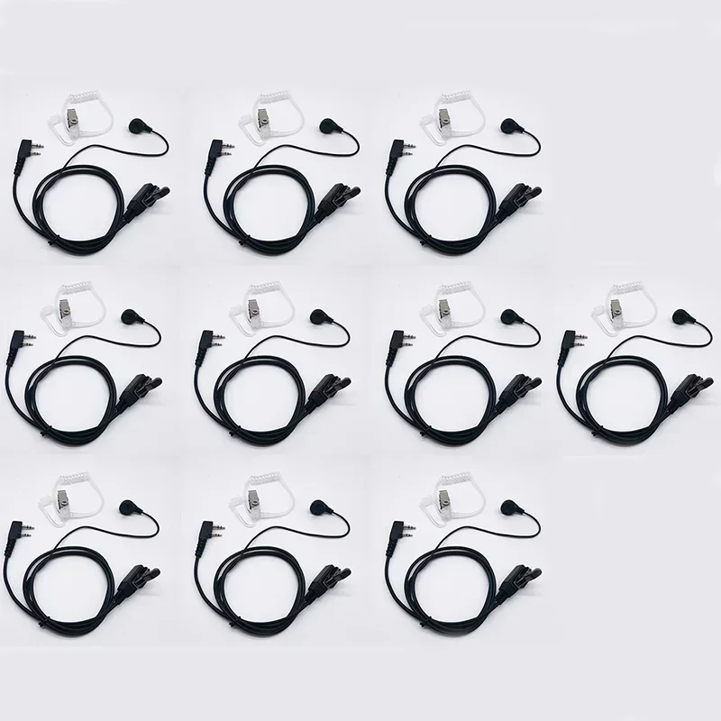 10pcs Baofeng Covert Acoustic Air Tube PTT Mic Microphone Earphone Headset Headphone For Kenwood Radio Walkie Talkie Transceiver
10pcs Baofeng Covert Acoustic Air Tube PTT Mic Microphone Earphone Headset Headphone For Kenwood Radio Walkie Talkie Transceiver