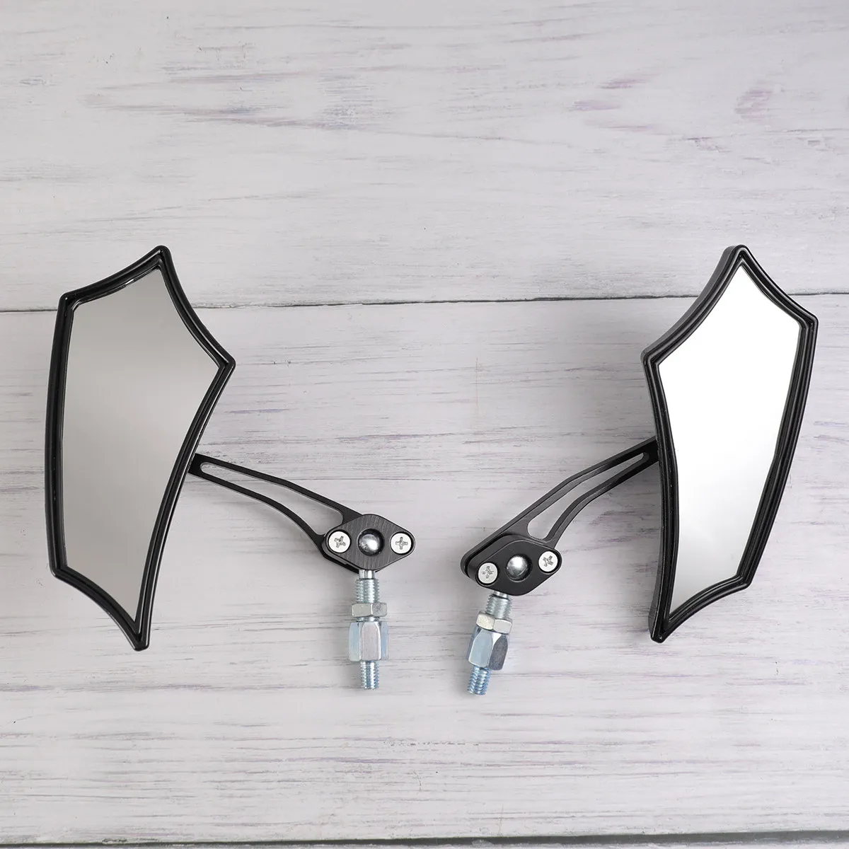 2Pcs Professional Vehicle Modified Rearview Mirror Sturdy Easy Install Handlebar Mounted Reversing Mirror for Most Motorcycles
2Pcs Professional Vehicle Modified Rearview Mirror Sturdy Easy Install Handlebar Mounted Reversing Mirror for Most Motorcycles