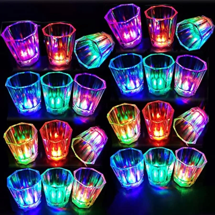 Light Up Shot Glasses Set of 24 Party Favors Adults Shot Cups for Party LED Flash Light Up Drinking Glasses Glow in the Dark Sh
Light Up Shot Glasses Set of 24 Party Favors Adults Shot Cups for Party LED Flash Light Up Drinking Glasses Glow in the Dark Sh